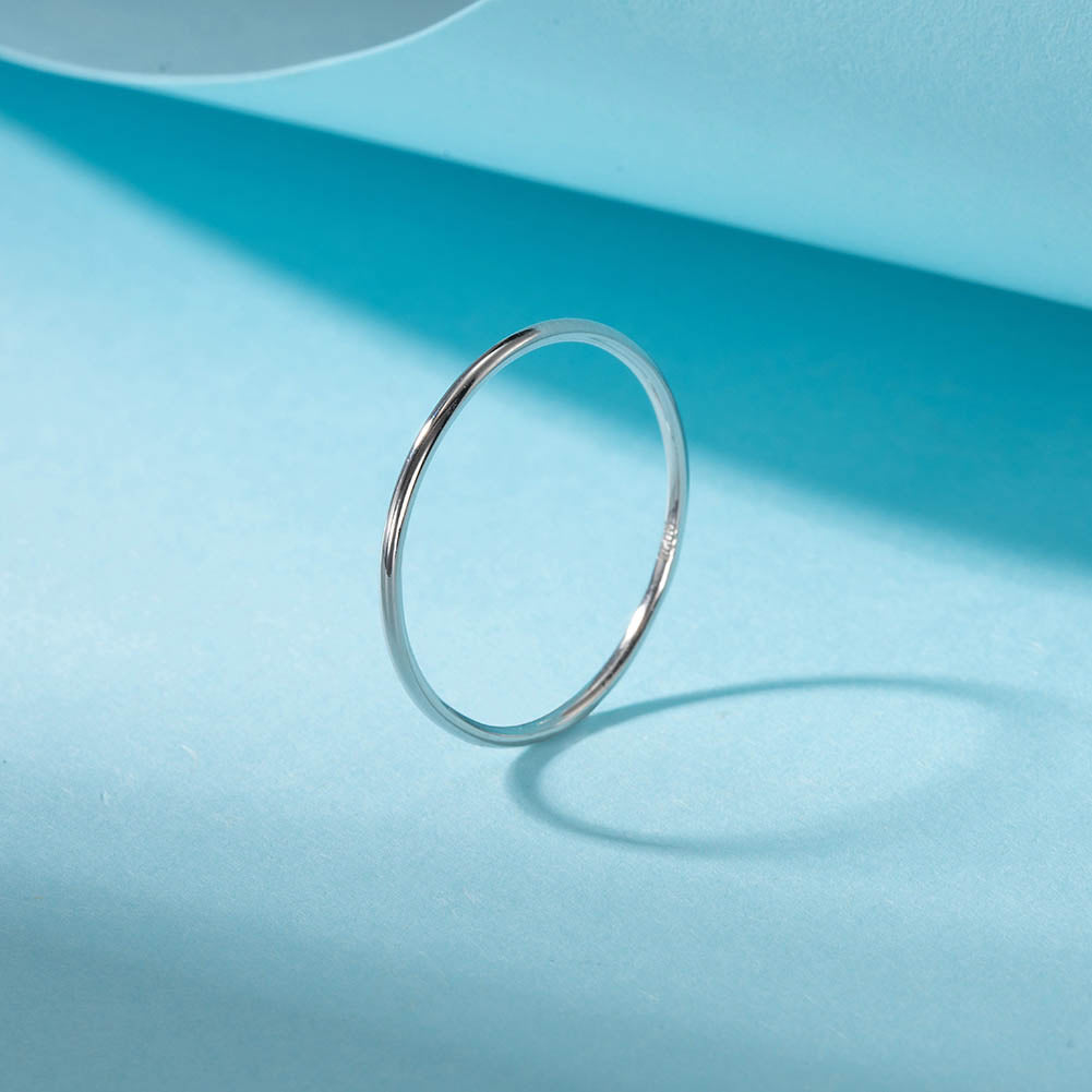 Anillo Plata Italiana 925 Rodinado