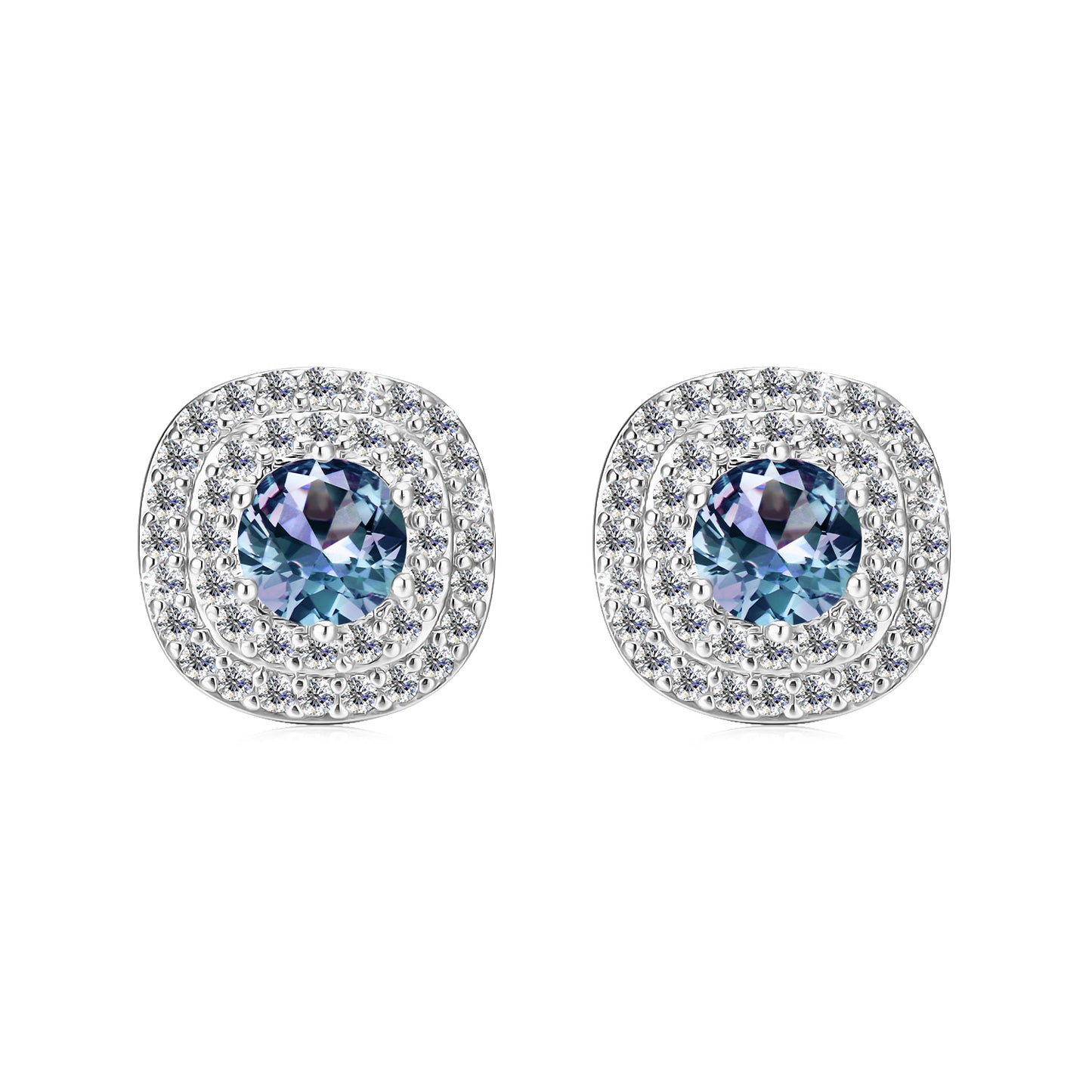 Aros Saqqara Plata 925 con Alexandrita de 4mm