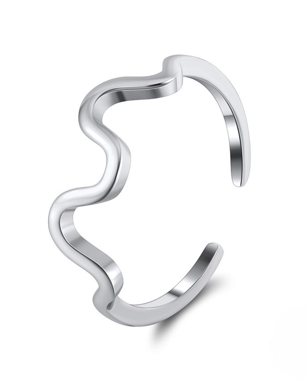 Anillo Plata Italiana 925 Rodinado. Ajustable