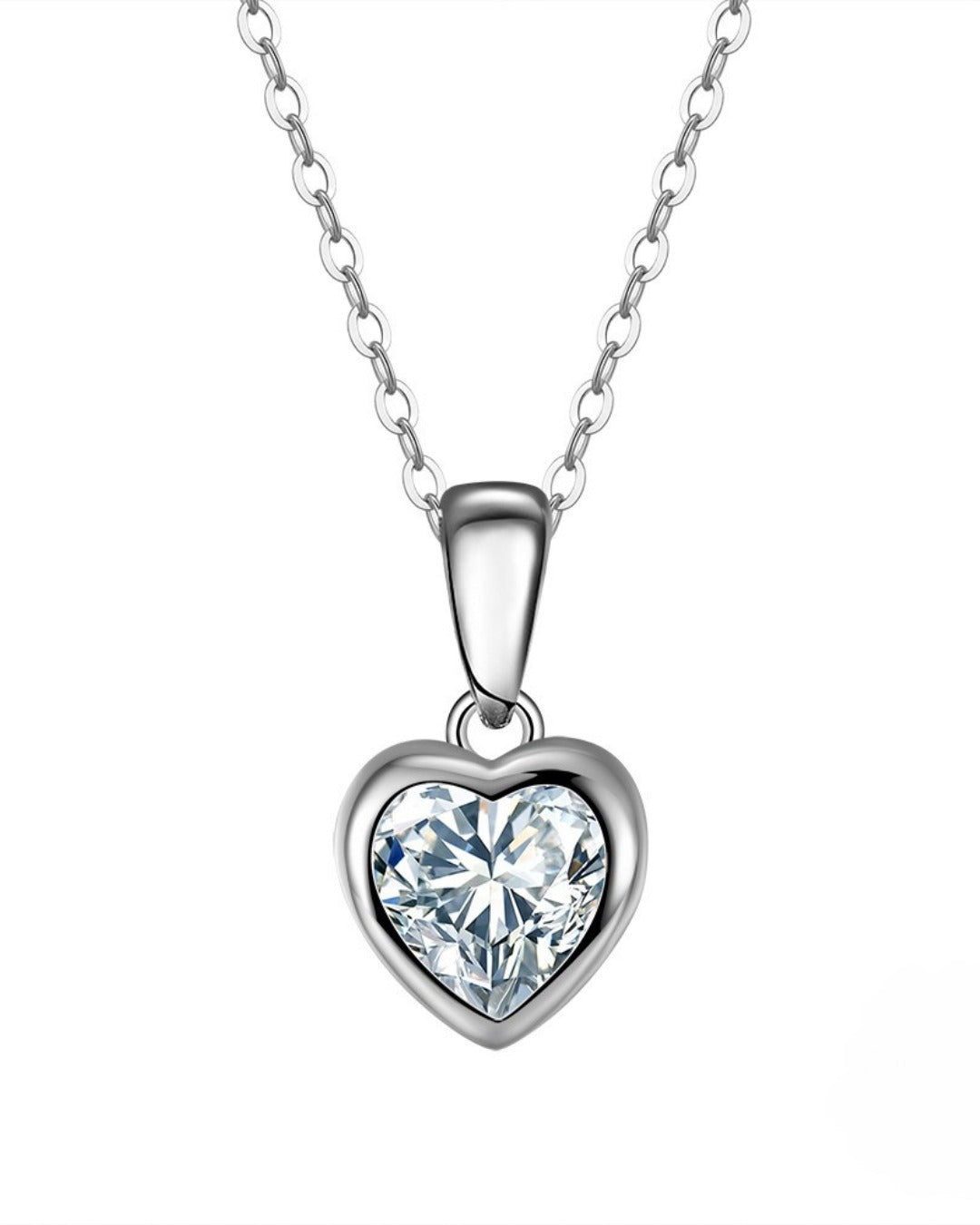 Colgante Plata 925 Bañada en Oro de 14 K y Cristal Swarovski de 17mm