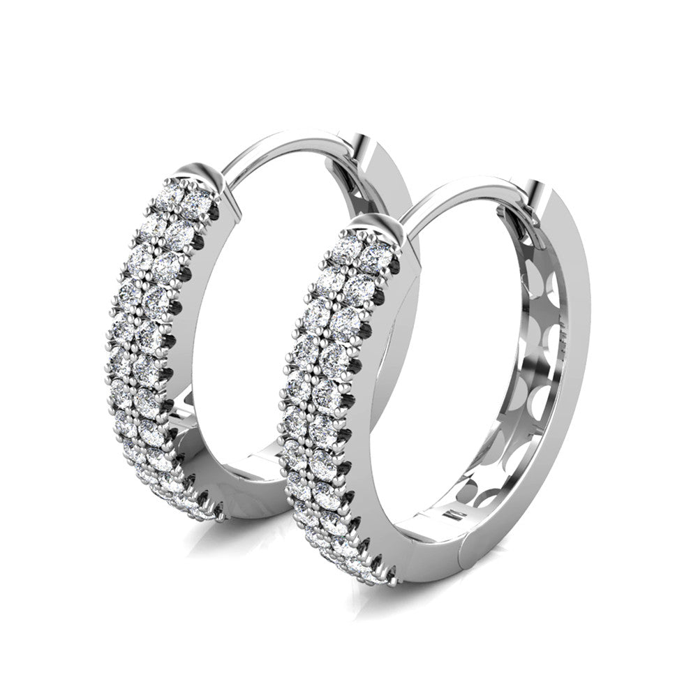 Aros Taygeta Plata 925 con Moissanita de 0.01 Quilates
