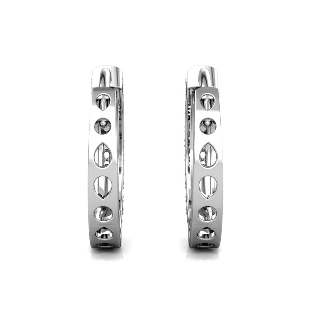Aros Taygeta Plata 925 con Moissanita de 0.01 Quilates