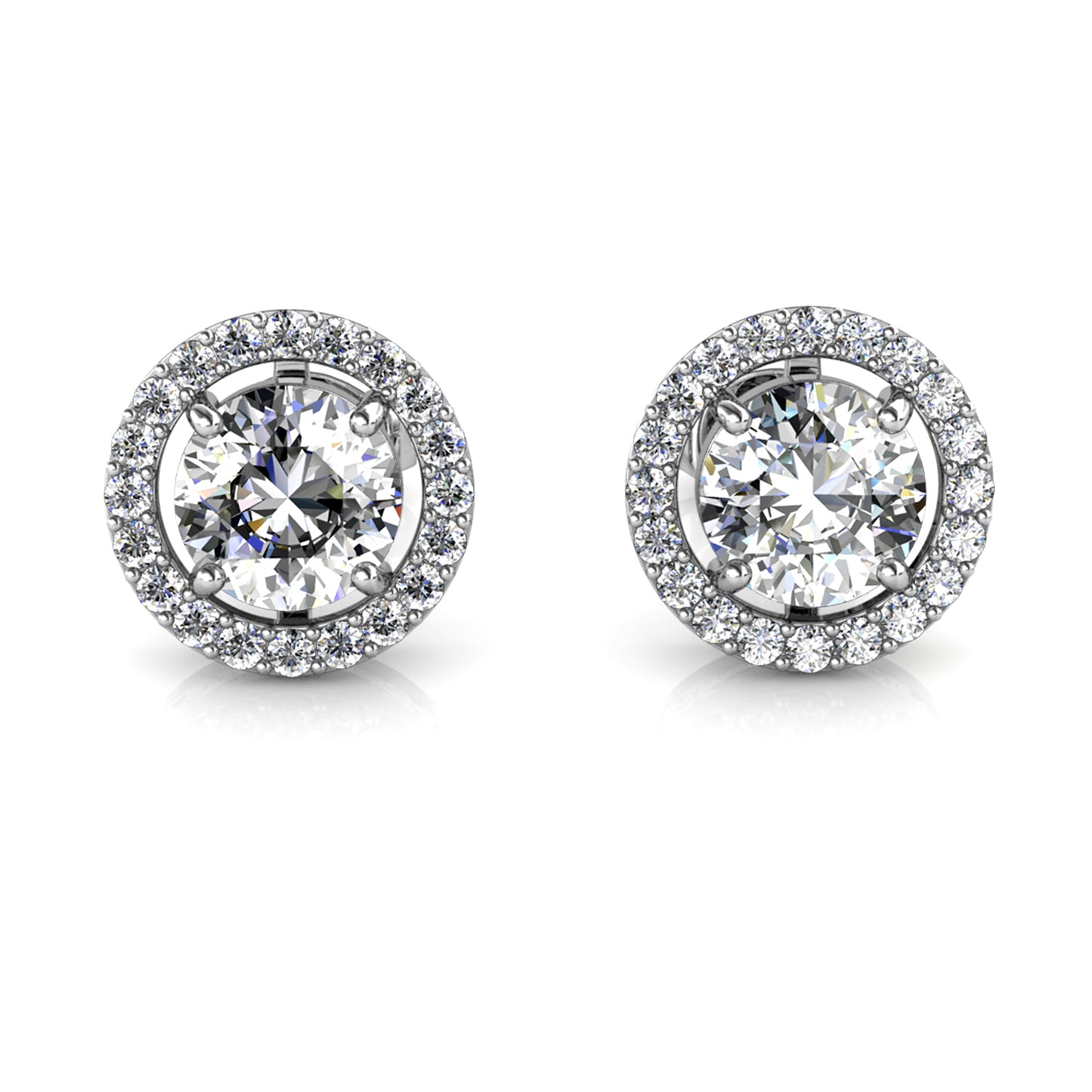 Aros Couronne Boreale B Plata 925 con Moissanita de 0.5 Quilates