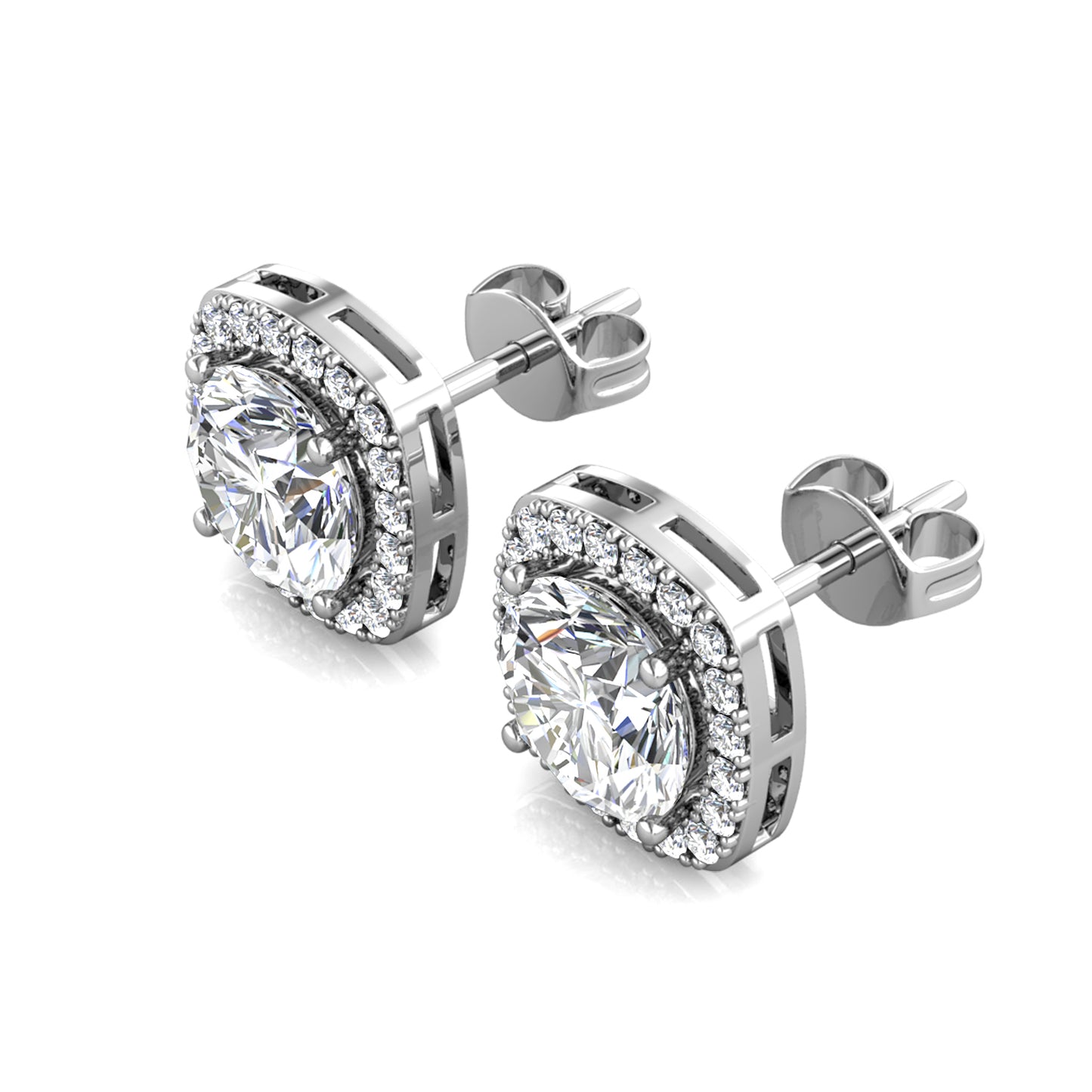 Aros Couronne Australis B Plata 925 con Moissanita de 0.5 Quilates