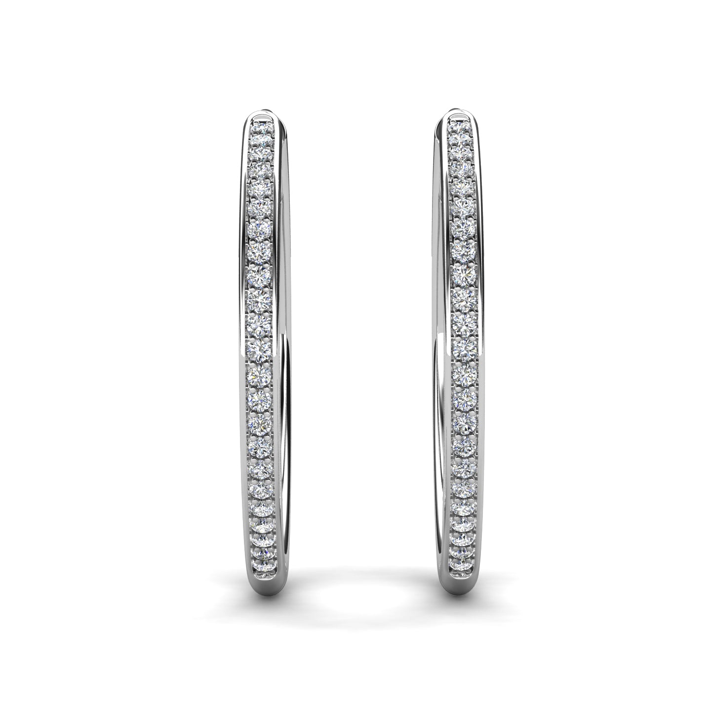 Aros Algieba Plata 925 con Moissanita de 0.01 Quilates