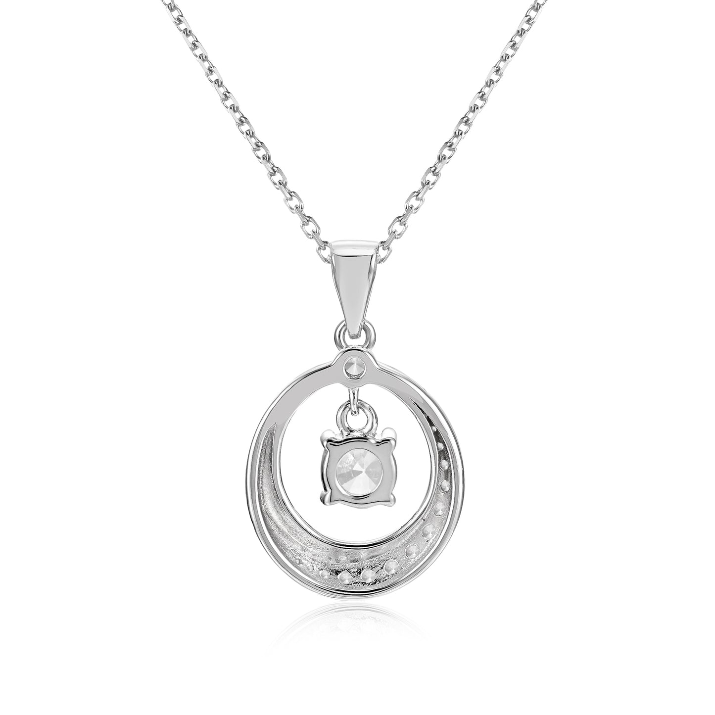 Collar MESARTHIN PM Plata 925 con Moissanita de 0.5 Quilate