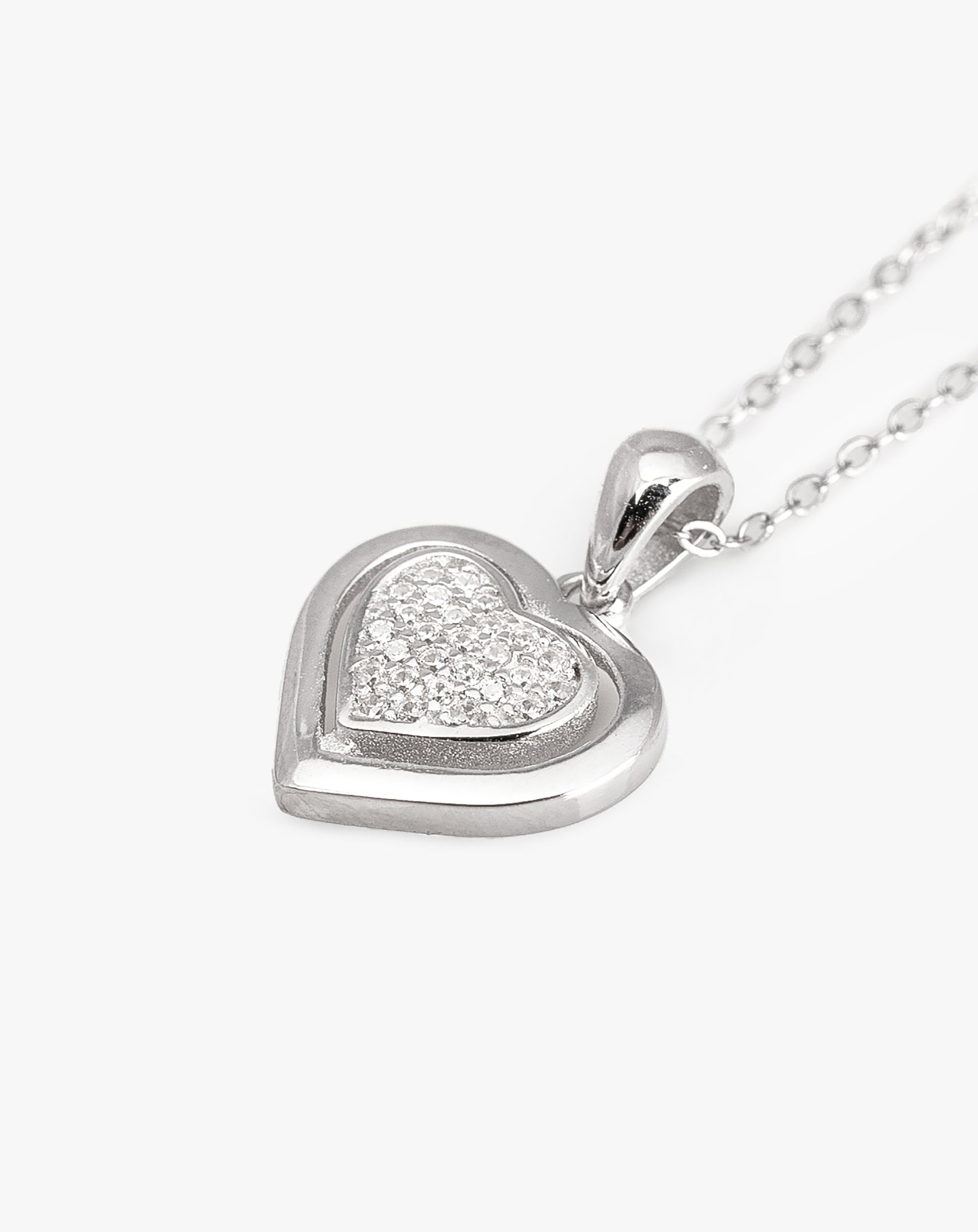 Colgante Coeur A Plata 925