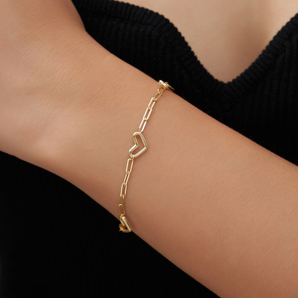 Pulsera Plata 925 Rodinada. Largo 16.5+5 cm