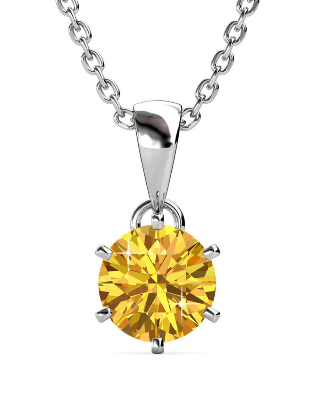 Collar WOLF-RAYET Plata 925 con Moissanita de 1 Quilate