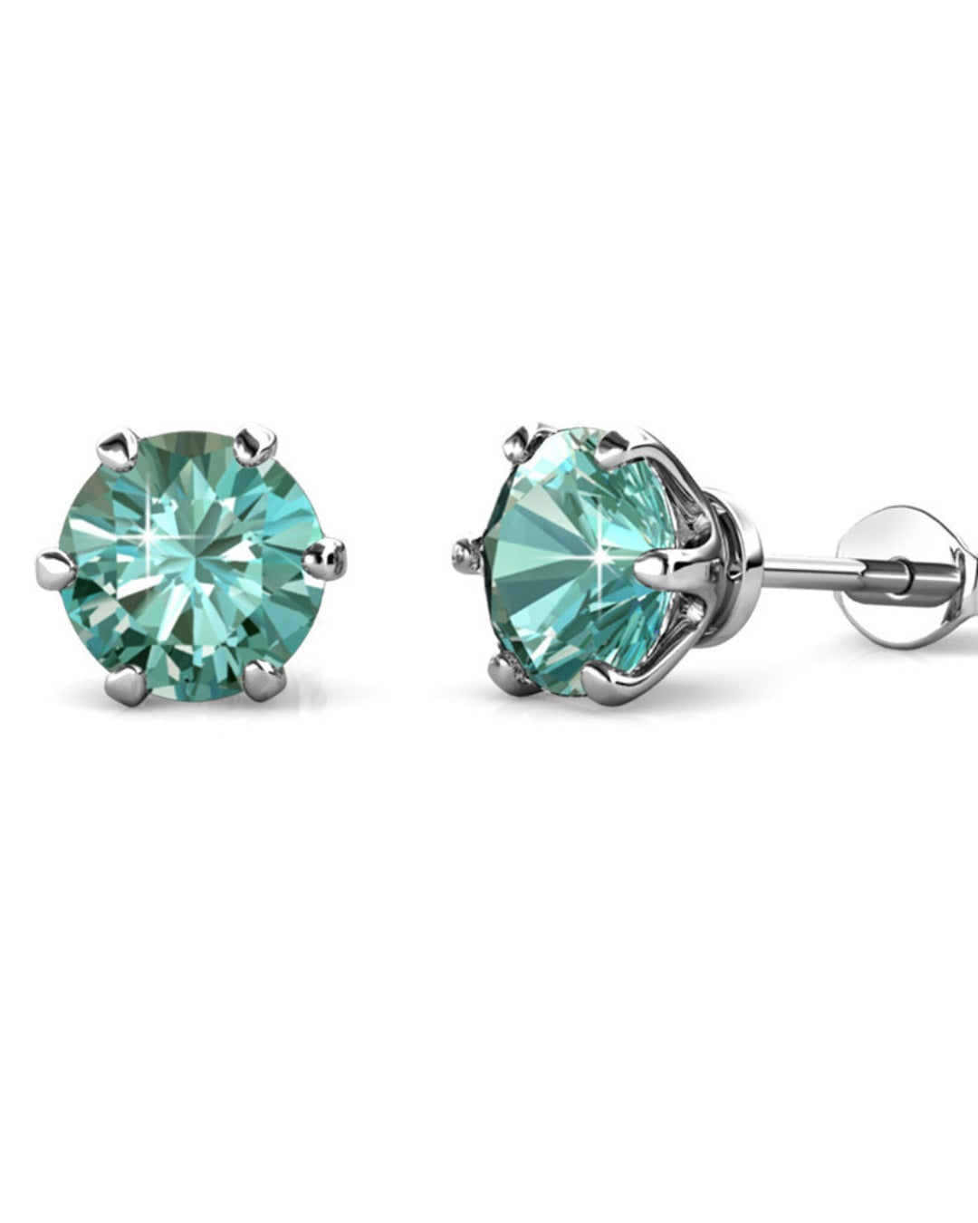 Aros Wolf-Rayet Plata 925 con Moissanita de 0.5 Quilates
