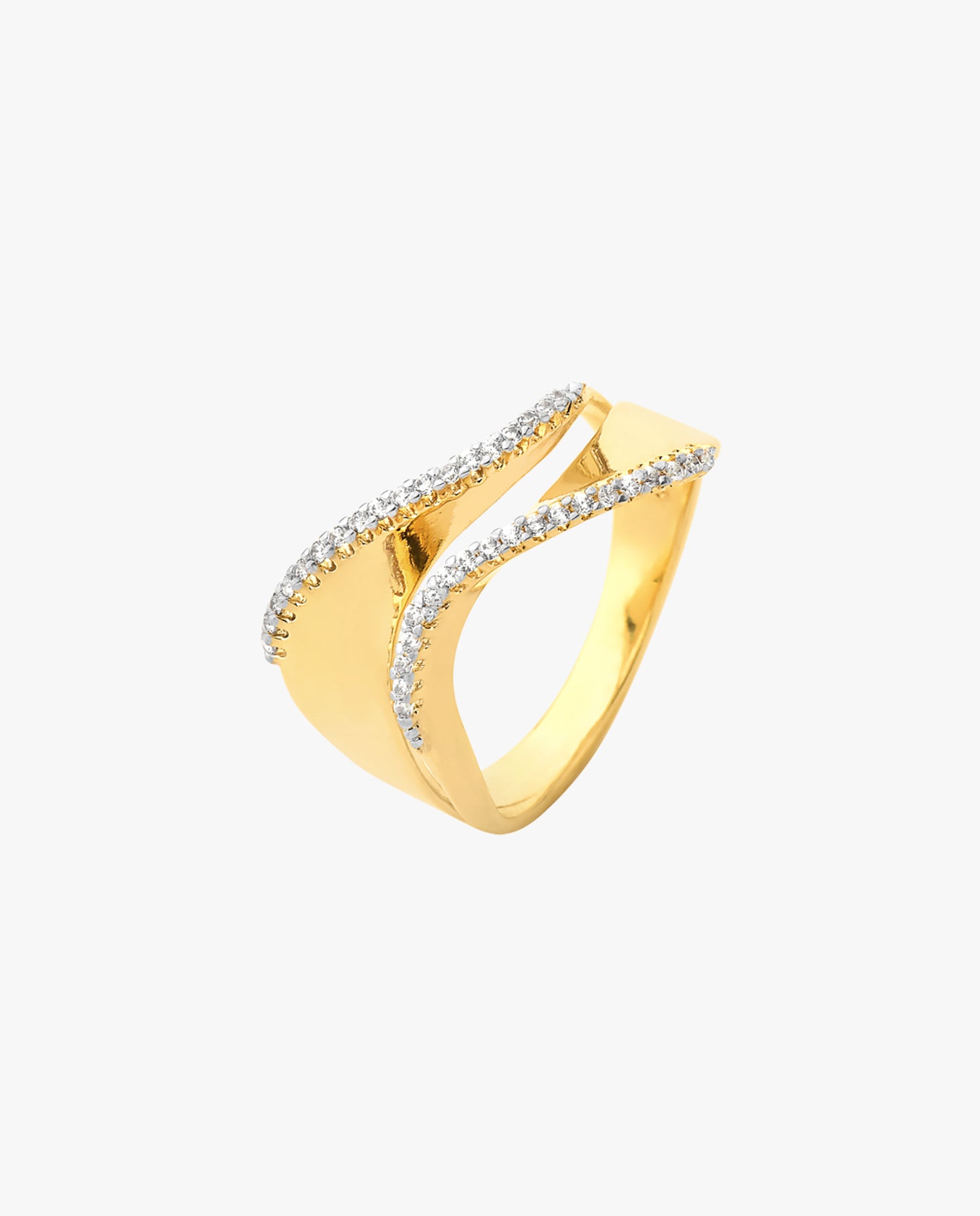 Anillo con Baño de Oro 18k