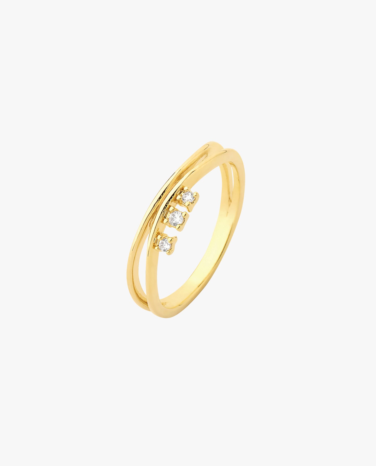 Anillo con Baño de Oro 18k