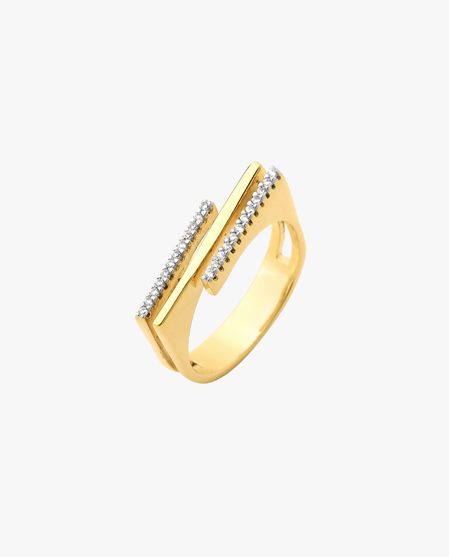 Anillo con Baño de Oro 18k