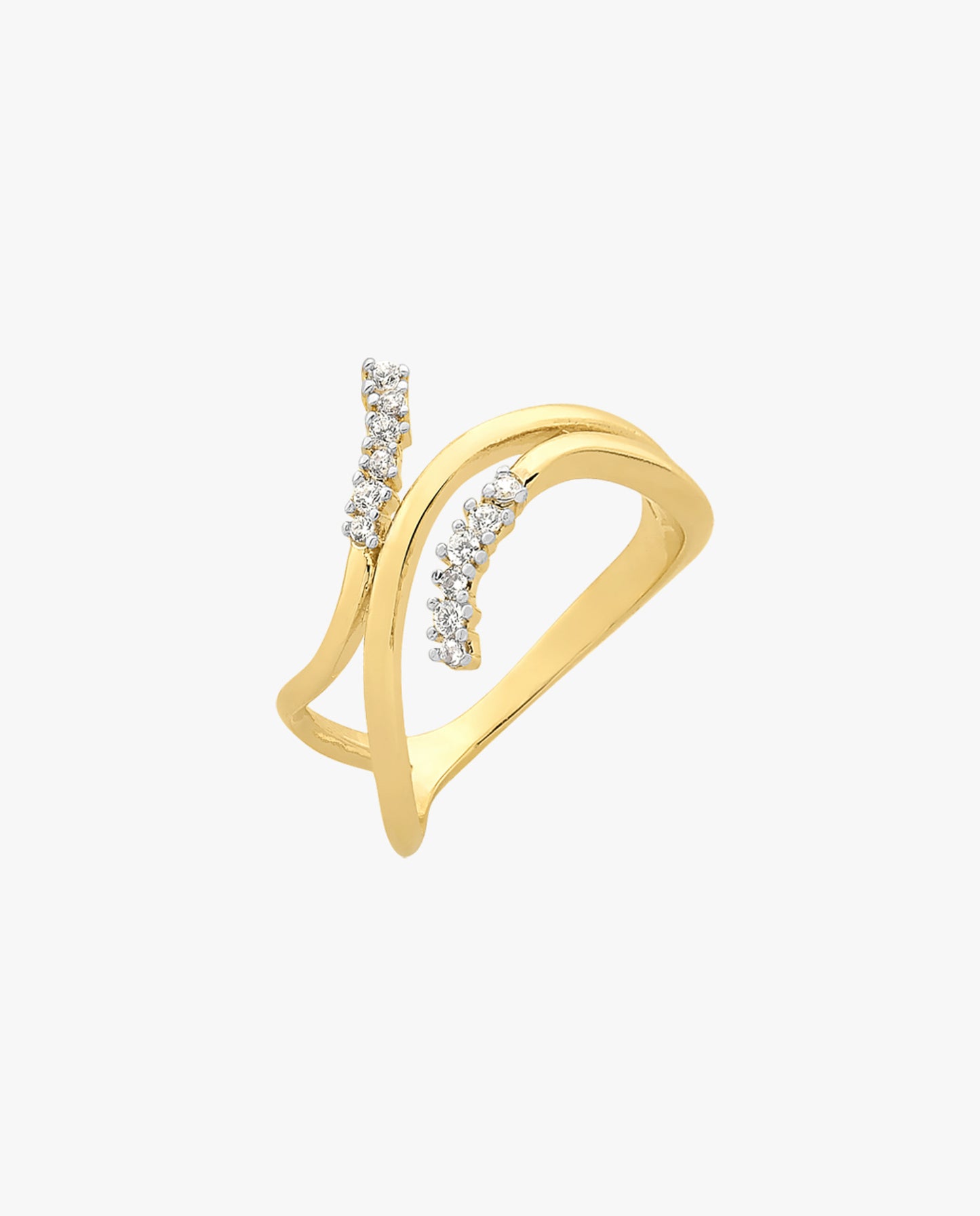 Anillo con Baño de Oro 18k