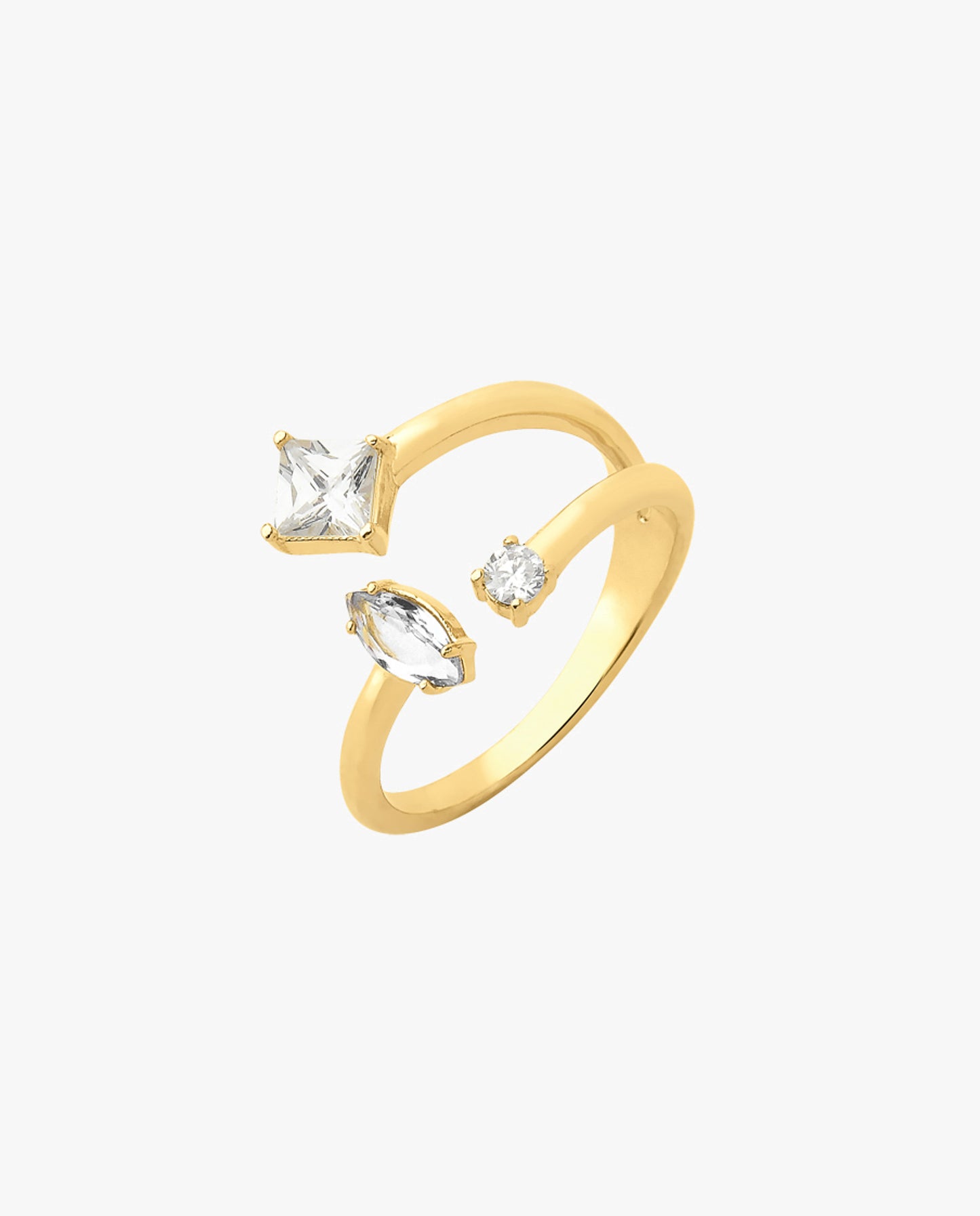 Anillo con Baño de Oro 18k