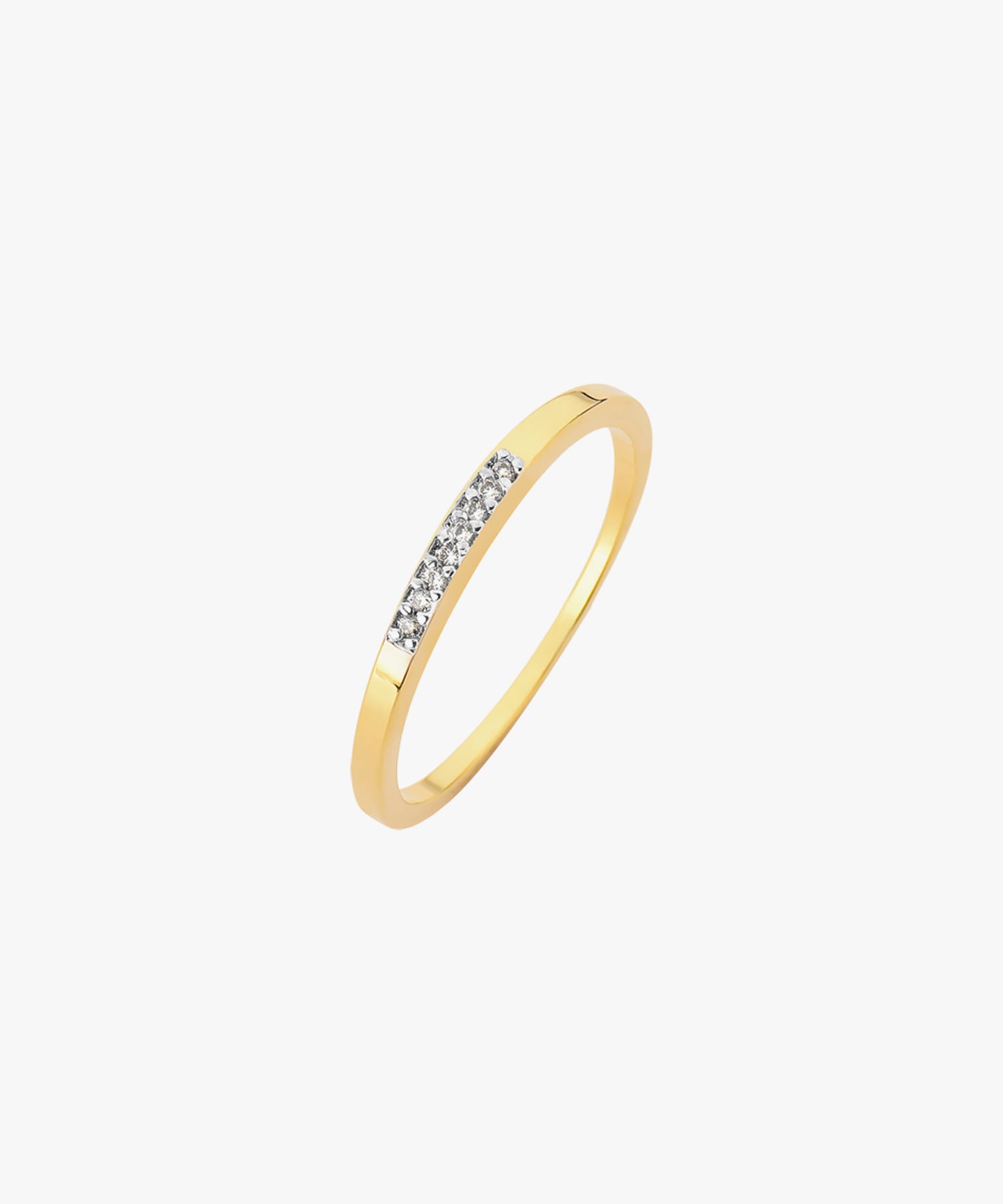 Anillo cintillo EMMA Baño de Oro 18k