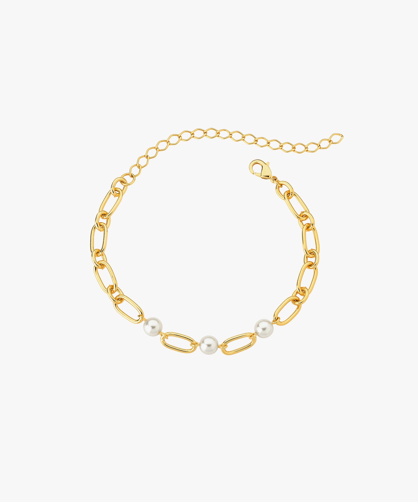 Pulsera LARISSA perlas en Baño de Oro 18k