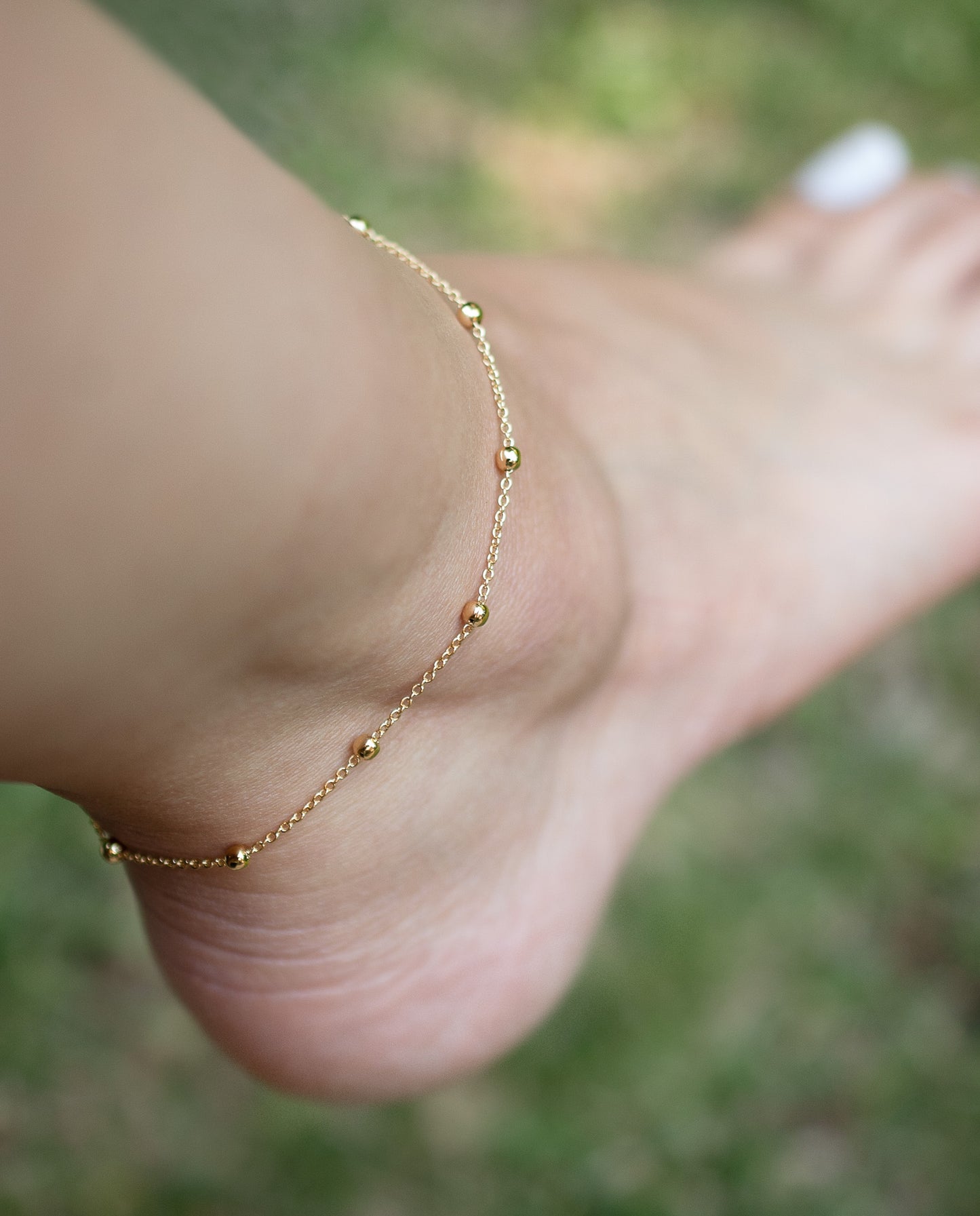 Tobillera WANDERER en Baño de Oro 18k