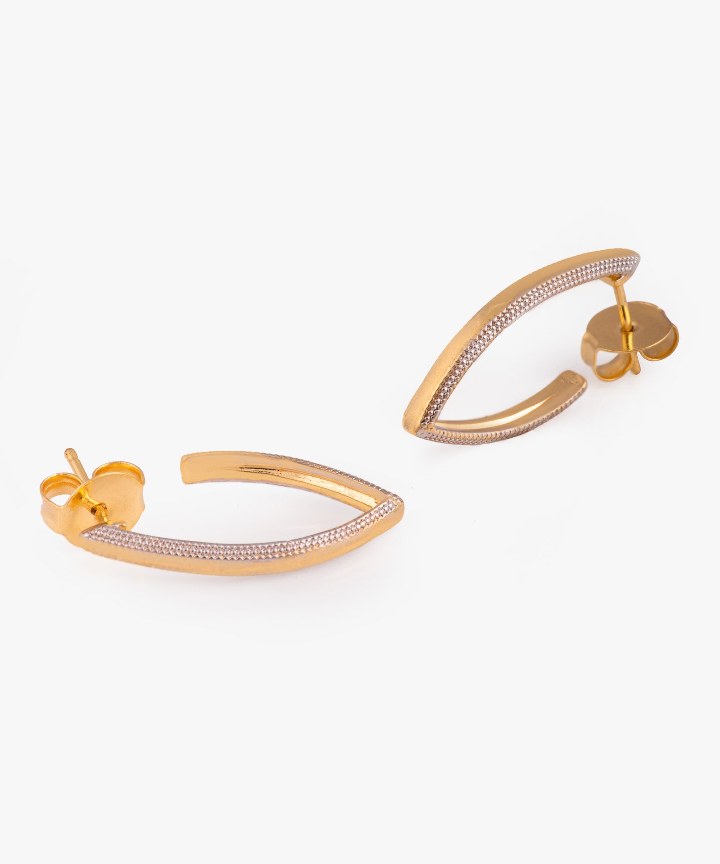 Aros NOELIA Baño de Oro 18k