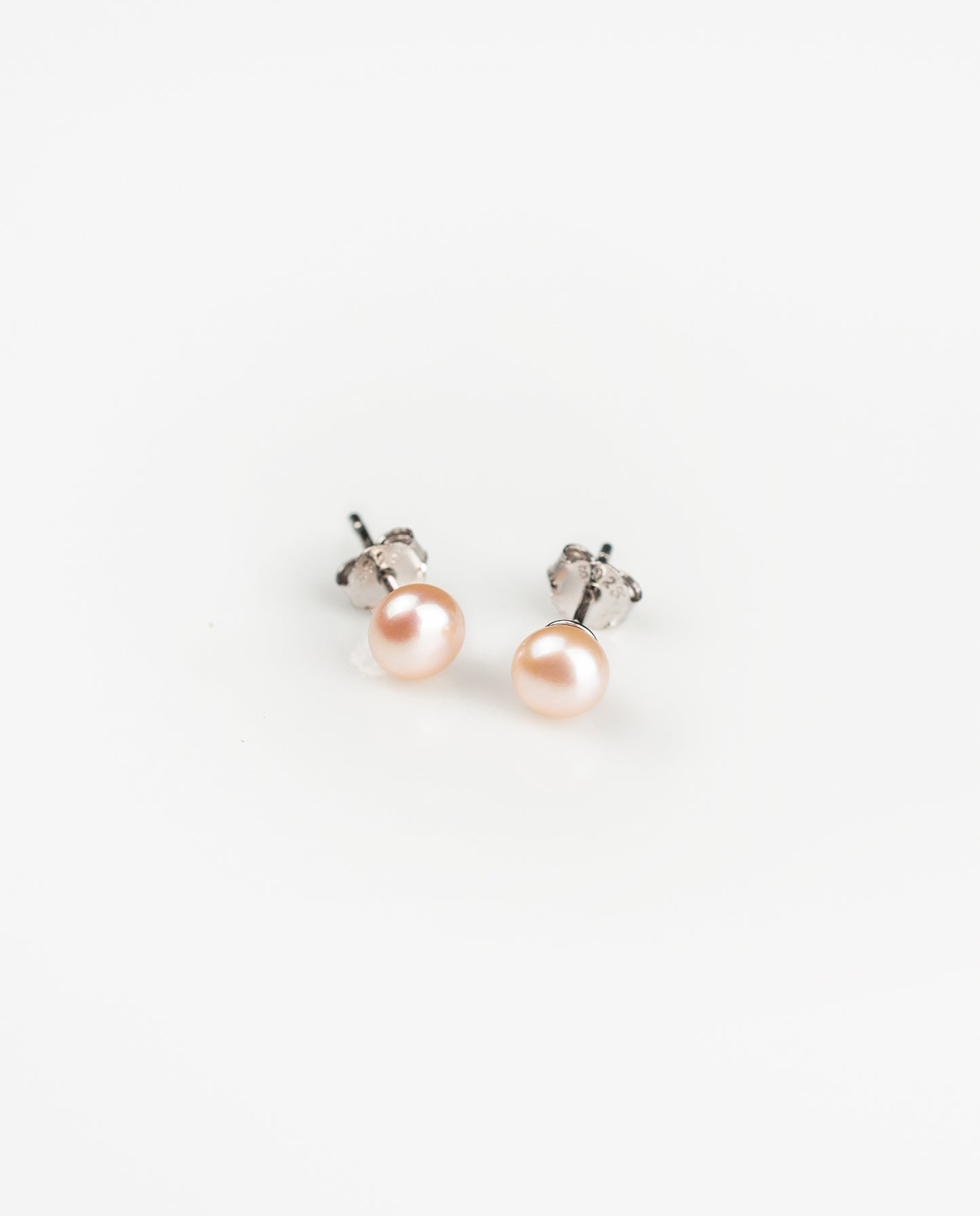 MINI Aros de Perla de Río Plata 925 5mm