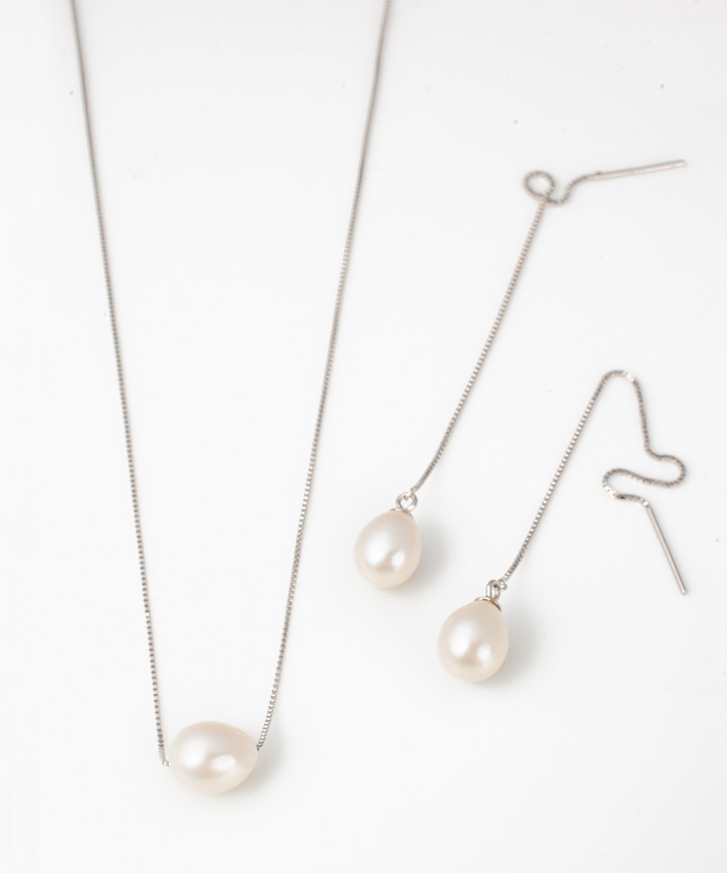 Conjunto NAIDA de Plata 925 con Perlas de Río