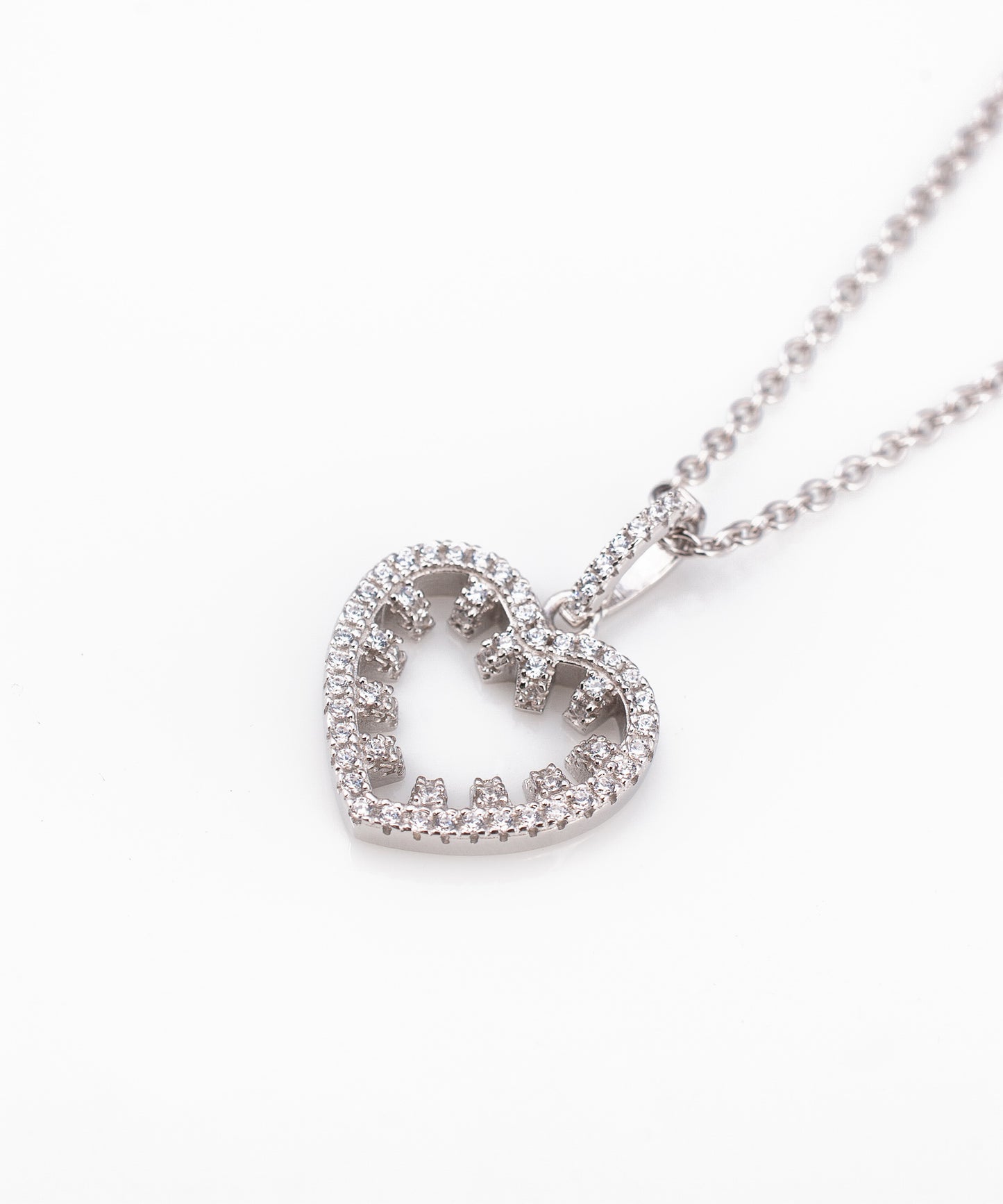 Collar Corazón elaborado con Cristal Swarovski