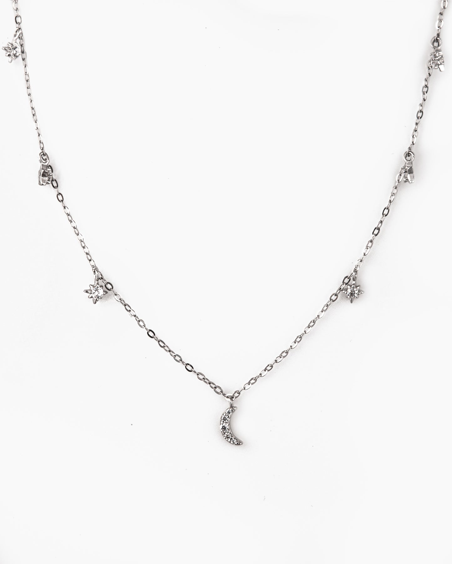 Collar LUNE ET ÉTOILES Plata 925 Rodinada