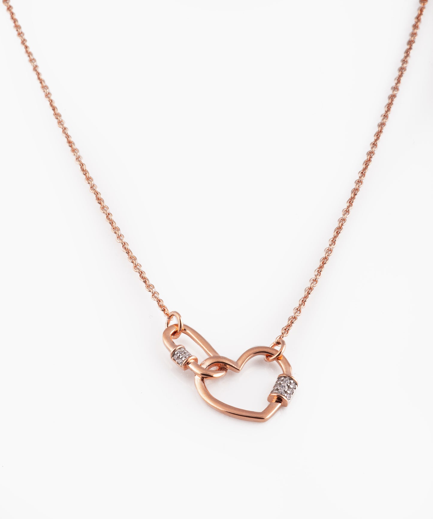 Collar JE T'AIME Plata 925 elaborado con Cristal Swarovski