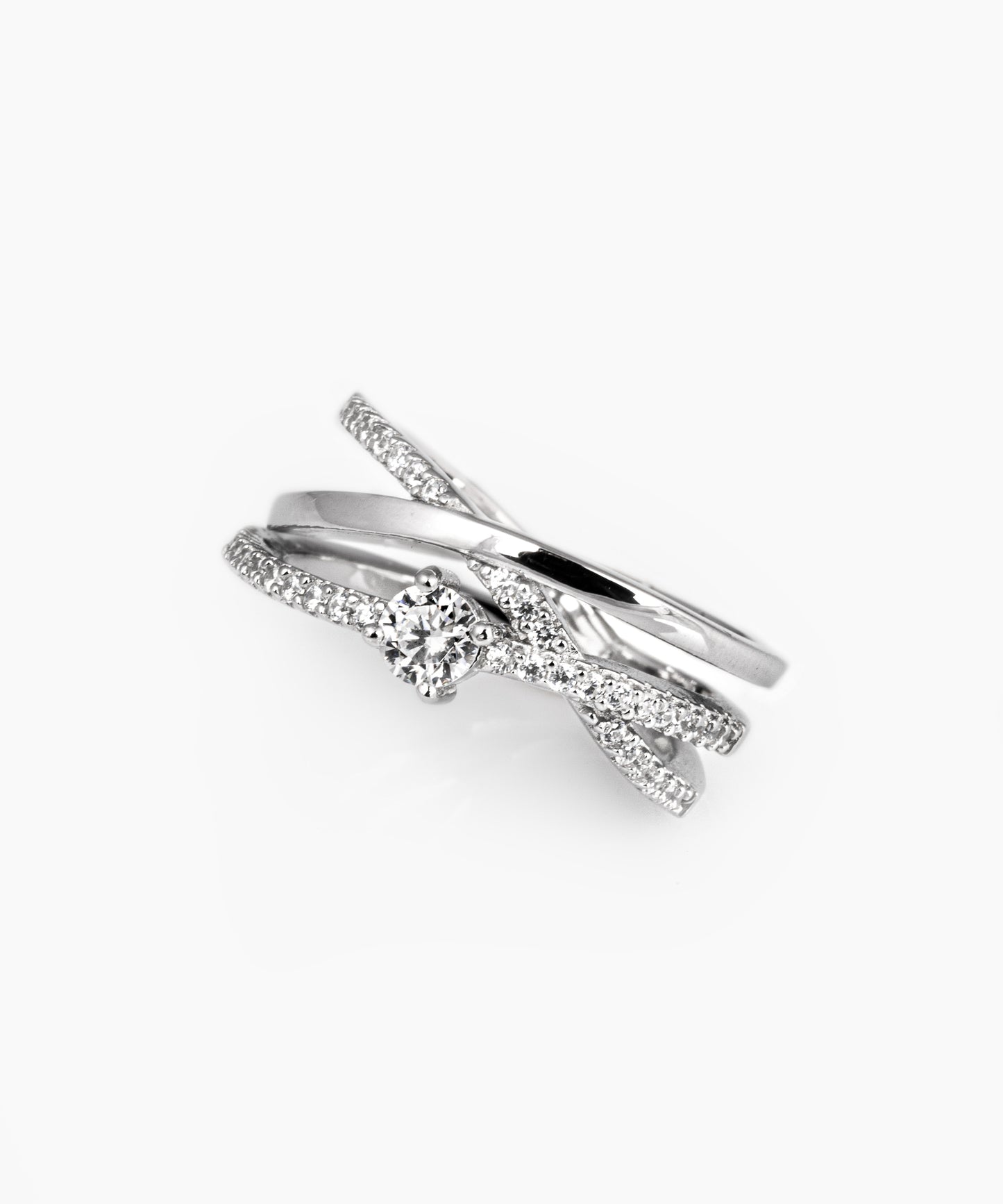 Anillo GISELA Plata Italiana 925 Rodinada