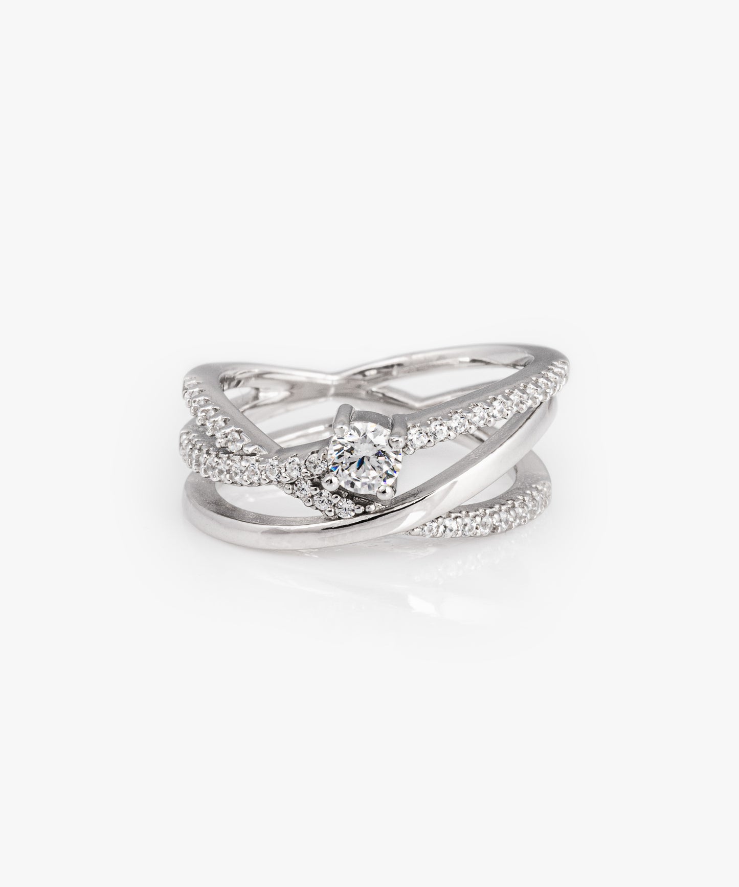 Anillo GISELA Plata Italiana 925 Rodinada