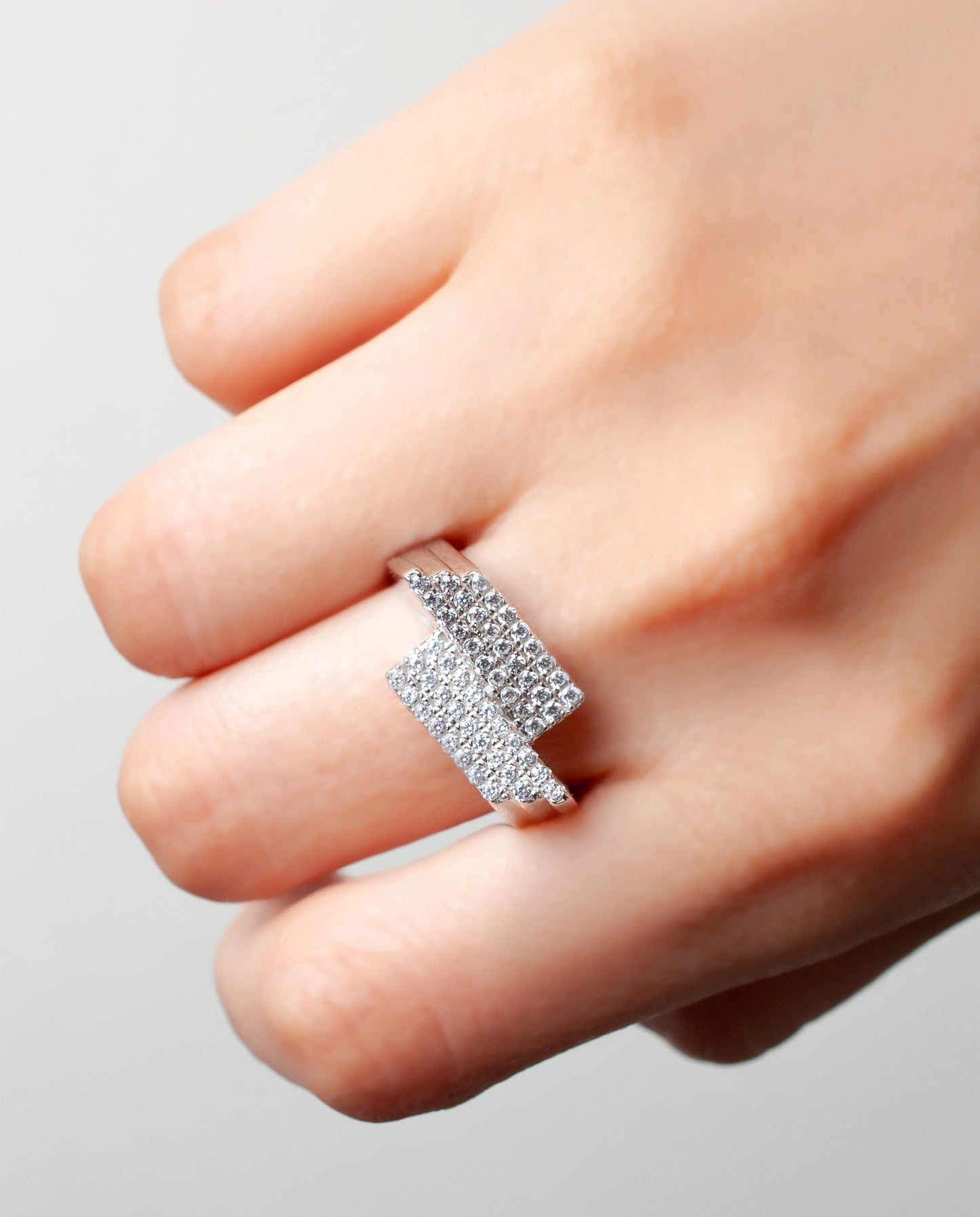 Anillo Plata 925 elaborado con Cristal Swarovski