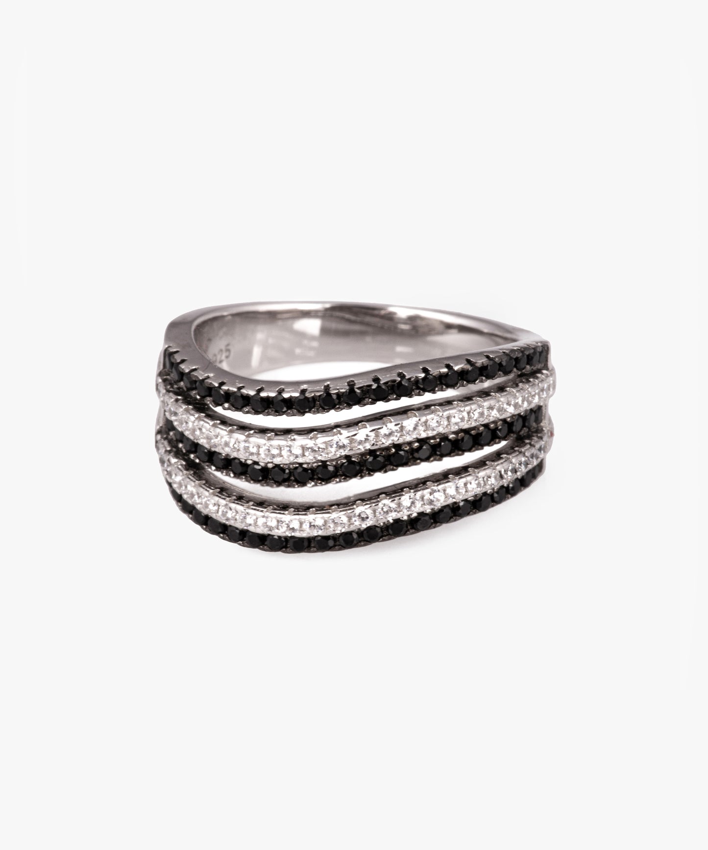 Anillo MÉLANIE Plata Italiana 925 Rodinada