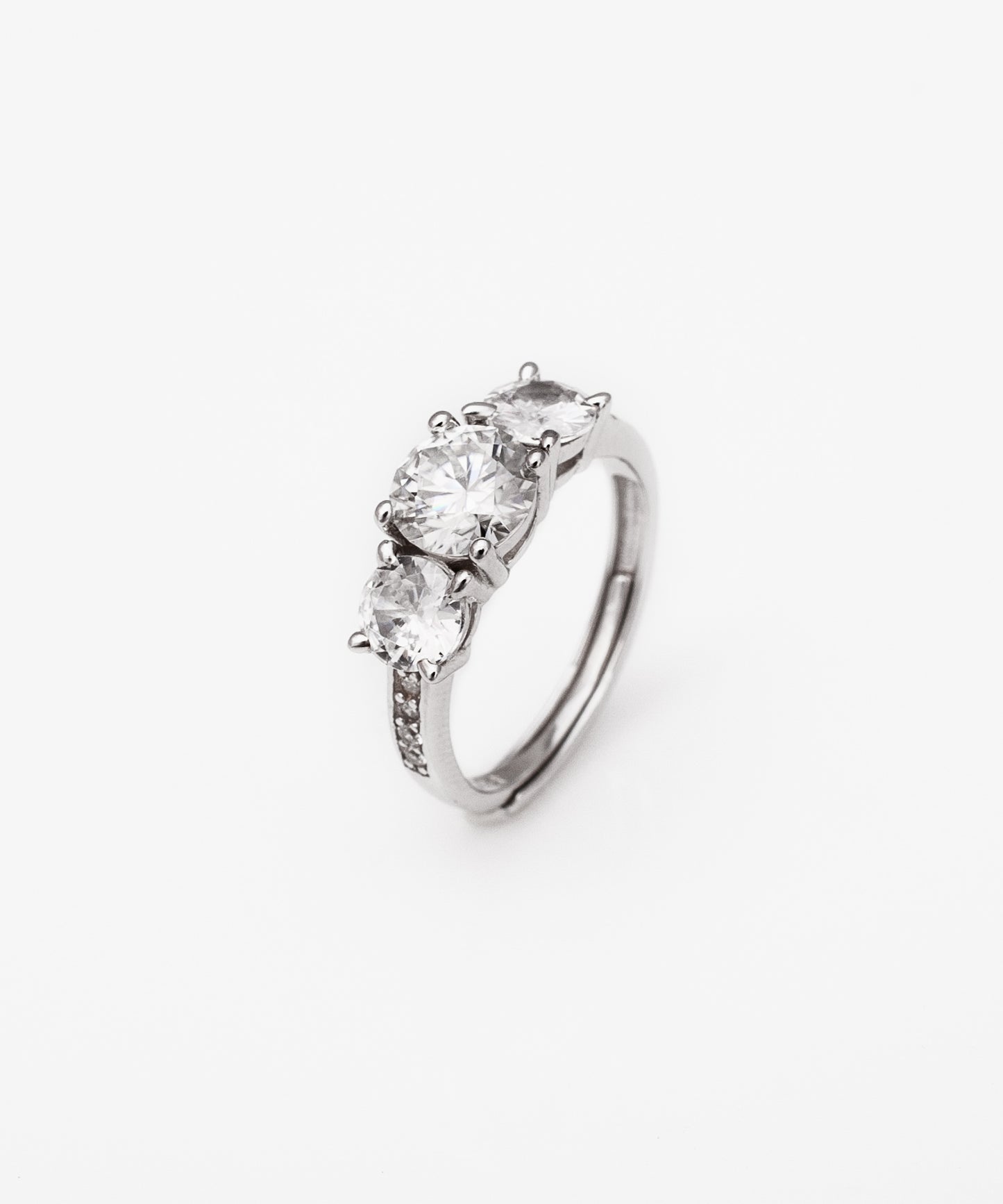 Anillo LA CENTIURE D'ORION Plata 925 con Moissanita de 1 Quilate