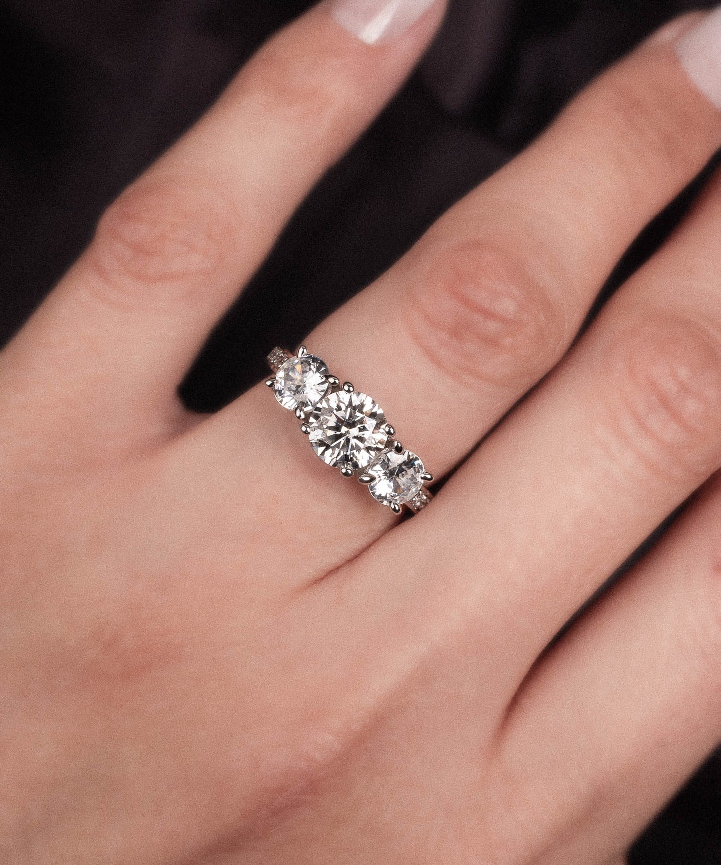 Anillo LA CENTIURE D'ORION Plata 925 con Moissanita de 1 Quilate