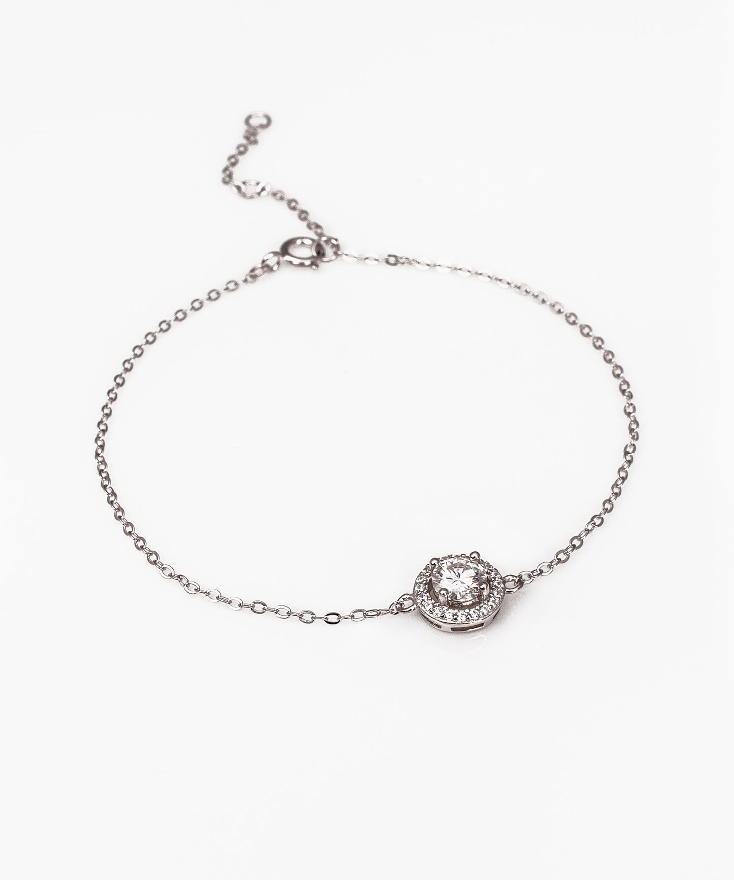 Pulsera COURONNE BORÉALE Plata 925 con Moissanita de 0.5 Quilates