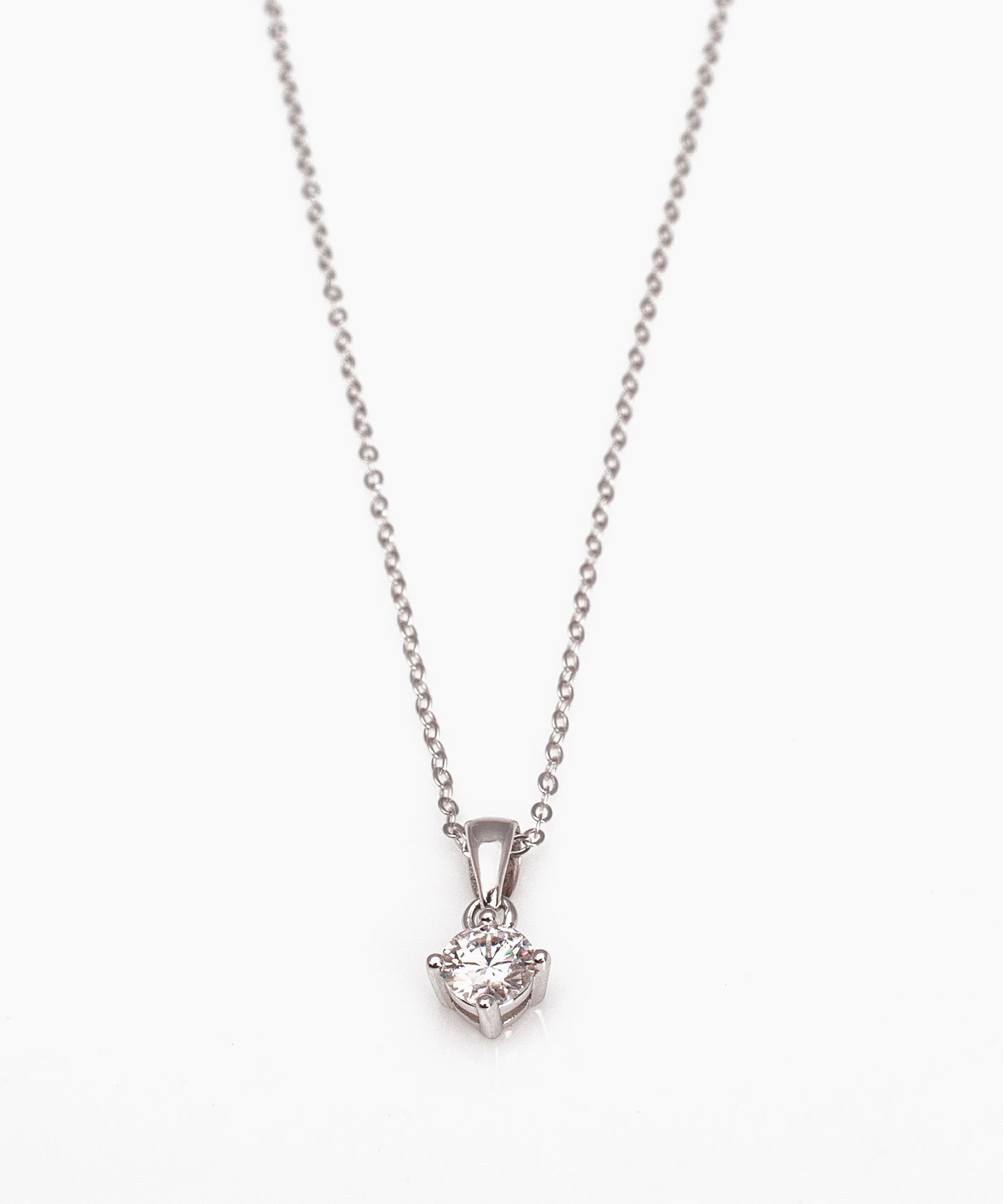 Collar SIRIUS Plata 925 con Moissanita de 0.5 Quilates