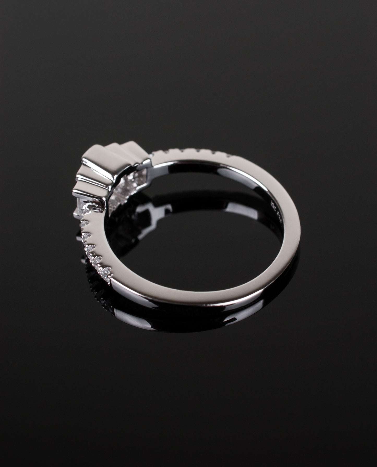 Anillo ELODIE Plata Italiana 925 Rodinada
