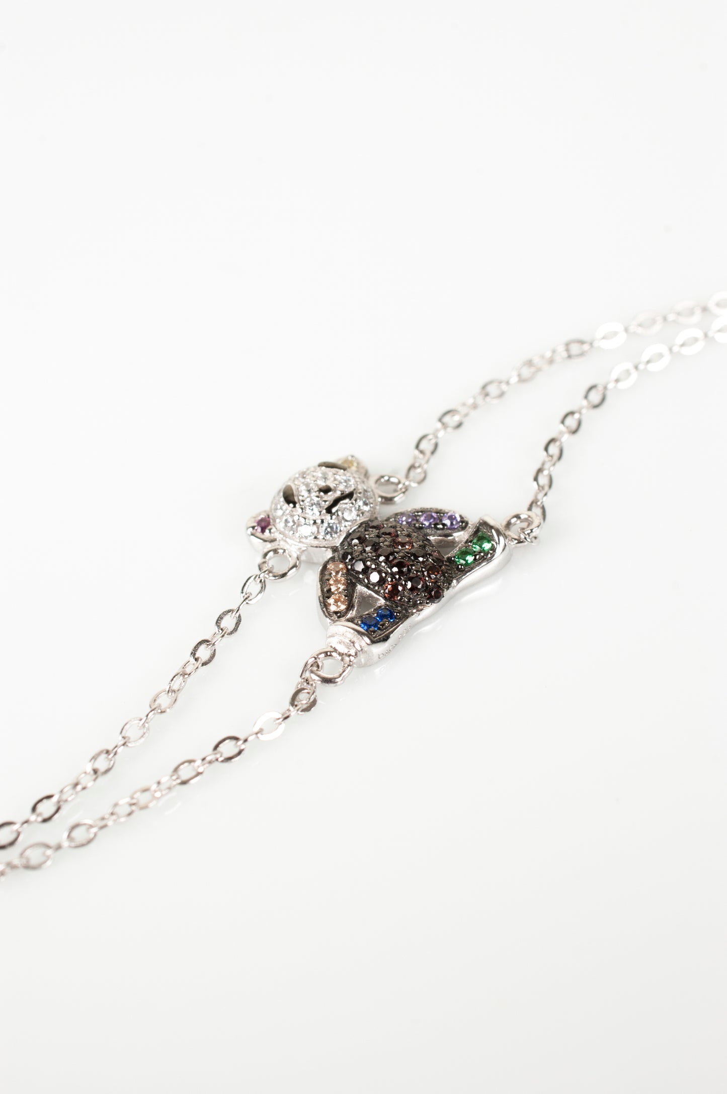 Pulsera Plata 925 Infantil elaborada con Cristal Swarovski