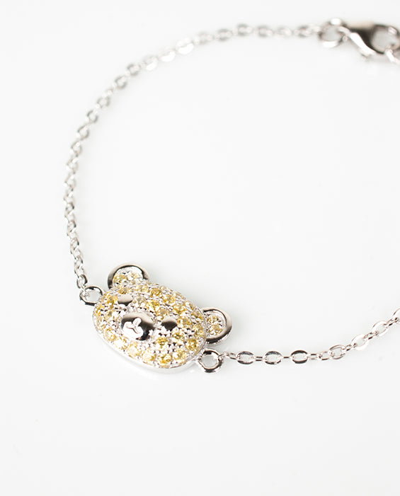 Pulsera Plata 925 Infantil elaborada con Cristal Swarovski