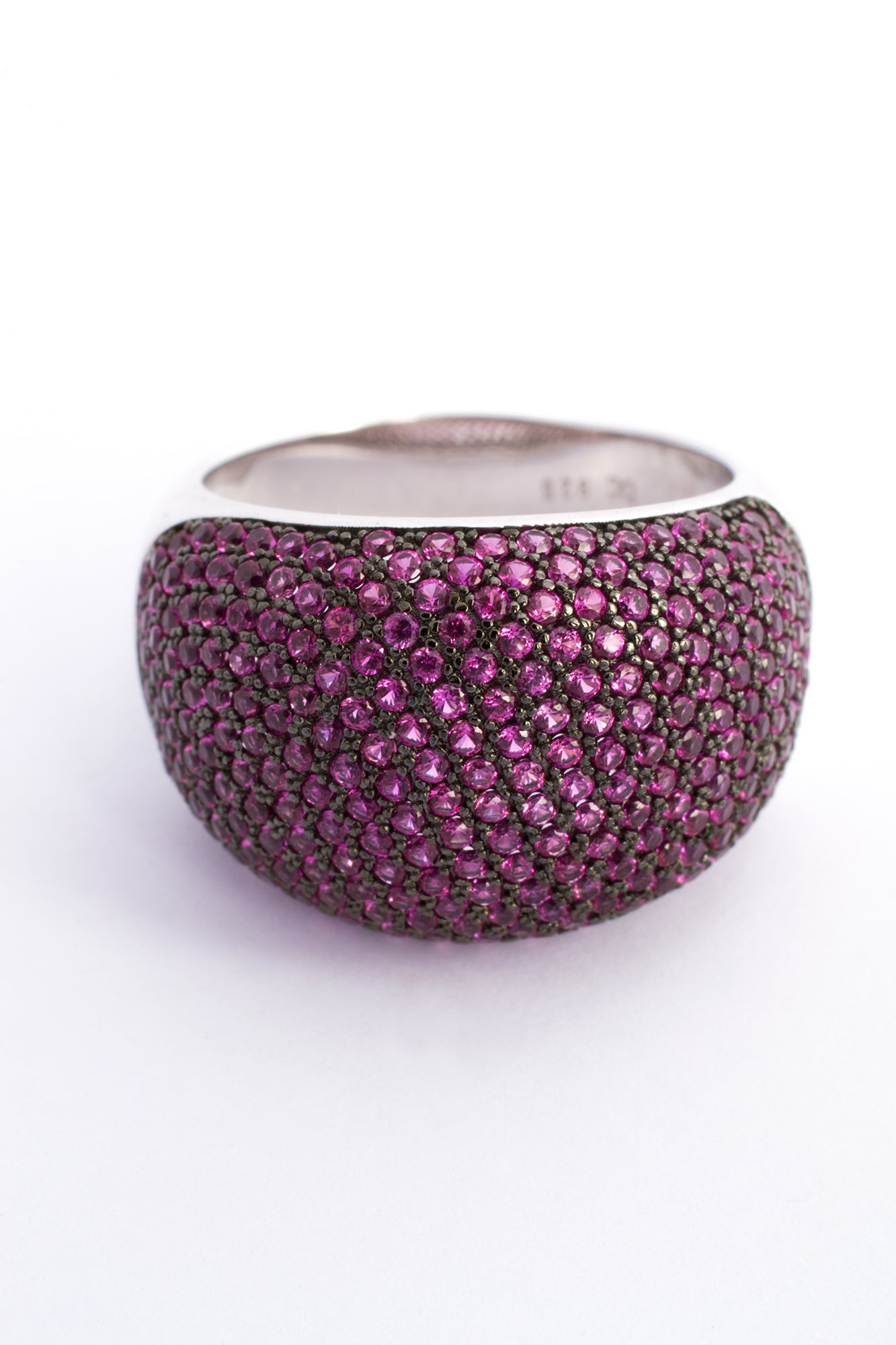 Anillo Plata 925 elaborado con 283 Cristales Swarovski