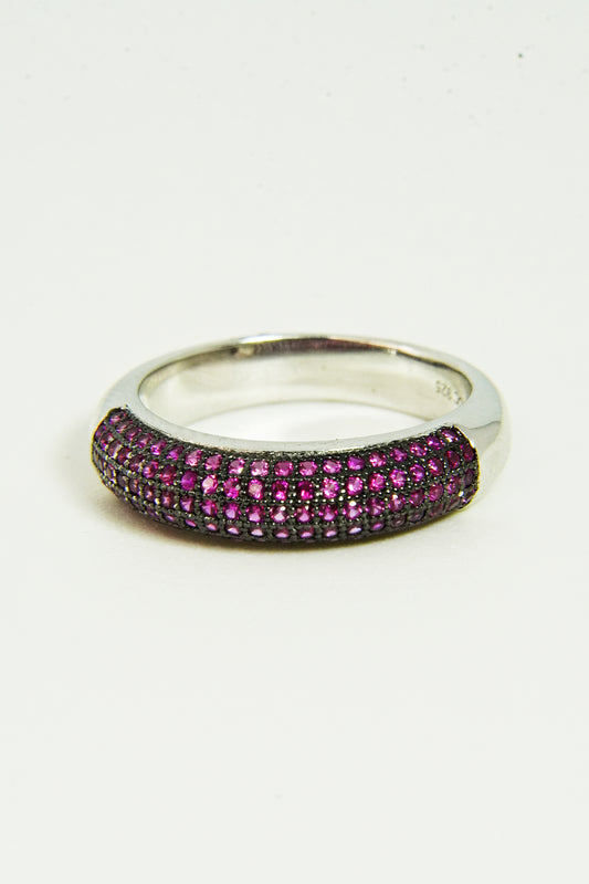 Anillo Plata Italiana 925 Rodinada