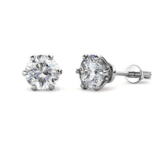 Aros Taygeta Plata 925 con Moissanita de 0.01 Quilates