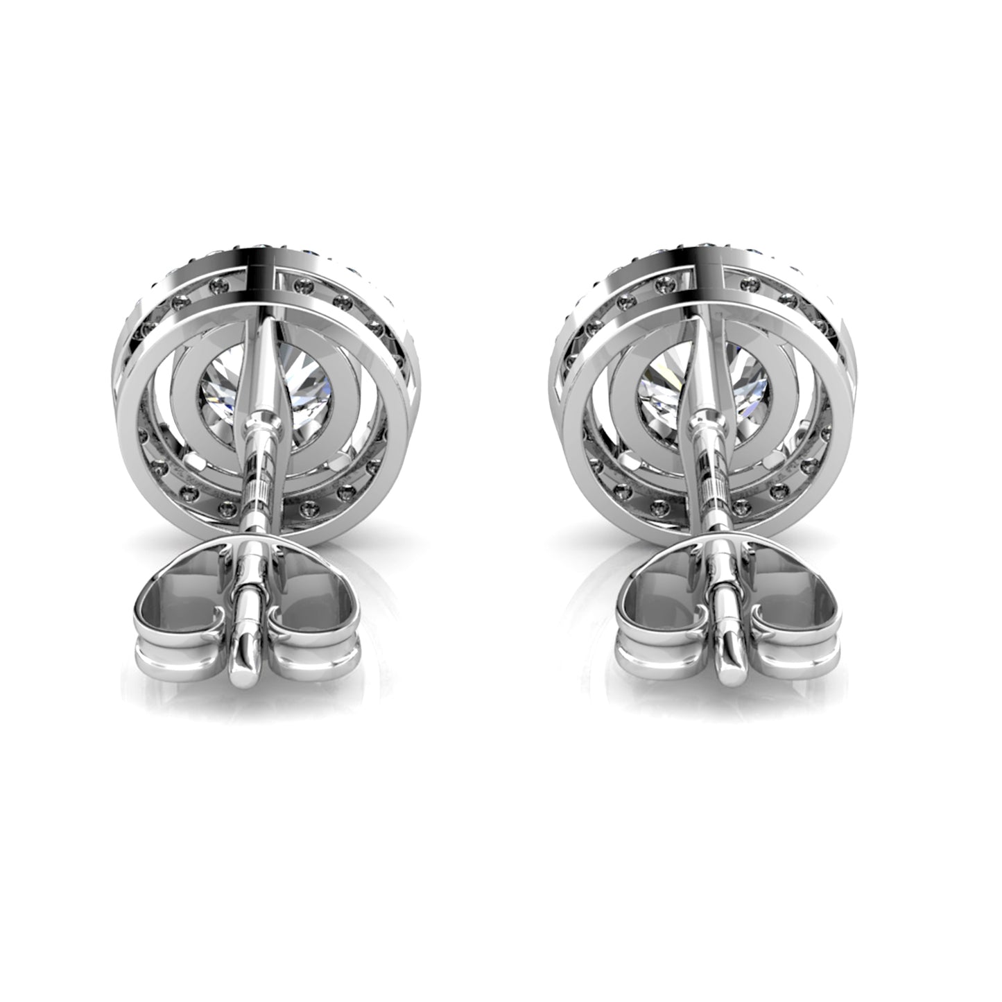 Aros Couronne Boreale B Plata 925 con Moissanita de 0.5 Quilates