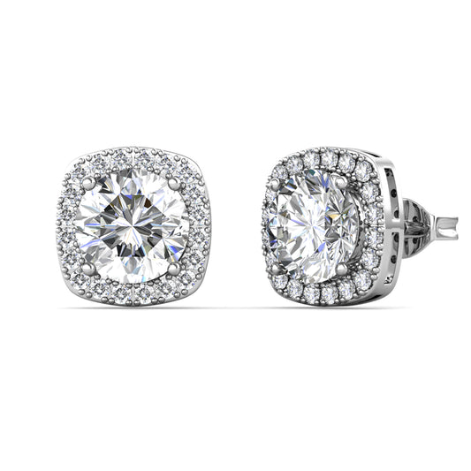 Aros Couronne Australis B Plata 925 con Moissanita de 0.5 Quilates
