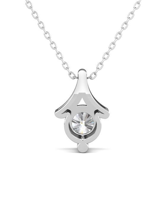 Collar LE COEUR DU LION Plata 925 con Moissanita 1 Quilate