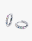 Aros PAMPELONNE NUIT Plata 925 Rodinada de 12mmL