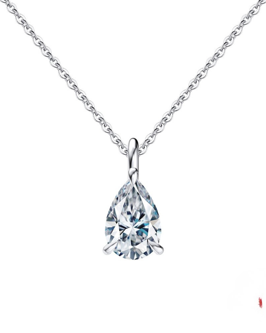 Colgante de Plata 925 de 1.68gr Rodinado. Cadena de 40cm mas alargue de 5cm. Cristal Swarovski.