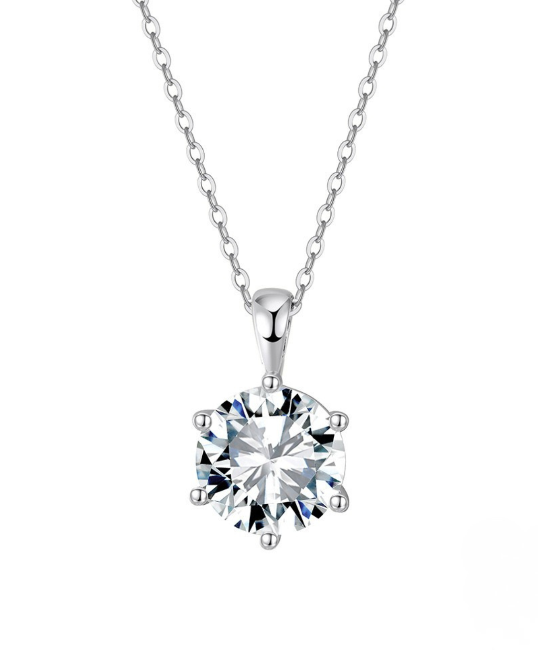 Colgante de Plata 925 de 3.62gr Rodinado. Cadena de 40cm mas alargue de 5cm. Cristal Swarovski.