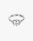 Anillo DENÉBOLA Plata 925 con Moissanita de 1 Quilate