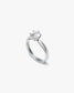 Anillo RASALAS Plata 925 con Moissanita de 1 Quilate